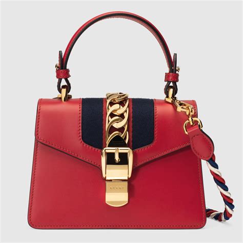 mini bag gucci rossa|authentic gucci mini handbag.